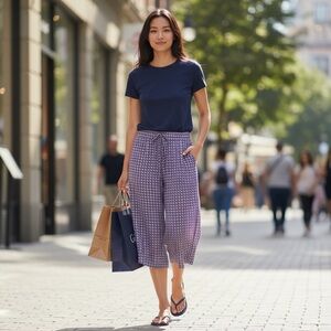 Babaton Aritzia Luis Wide Leg Culottes Pants Size S‎